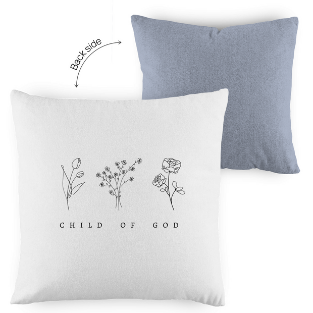 Kopfkissen zweifarbig "Child of God" - by-grace.store