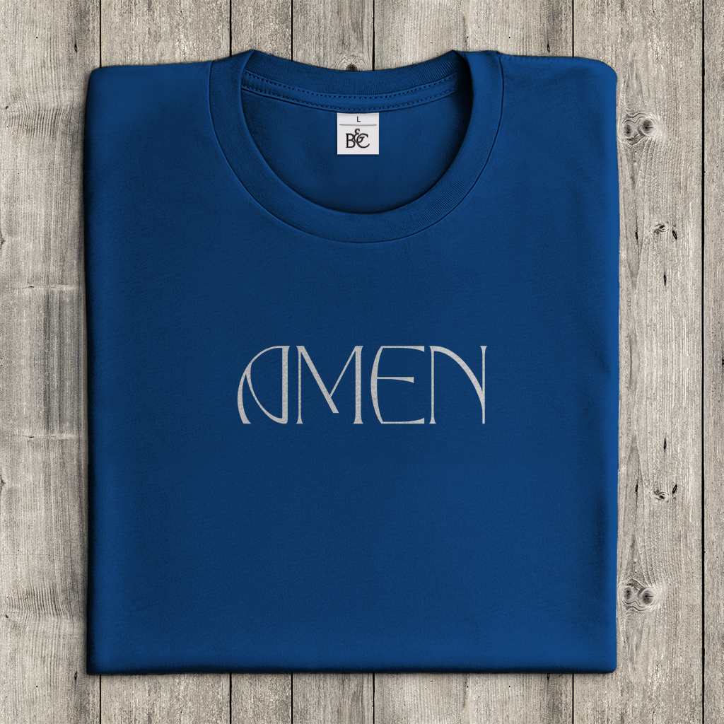Christliches Damen T-Shirt »Amen« – Glaubens-Statement | by-grace.store