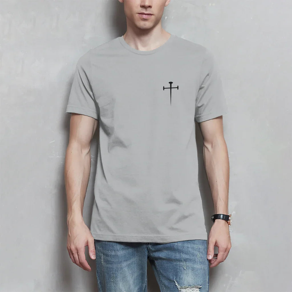 Herren T-Shirt Kreuz - by-grace.store