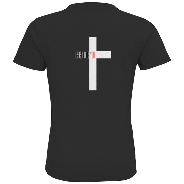 Kids Premium Bio T-Shirt "Jesus loves you" - by-grace.store