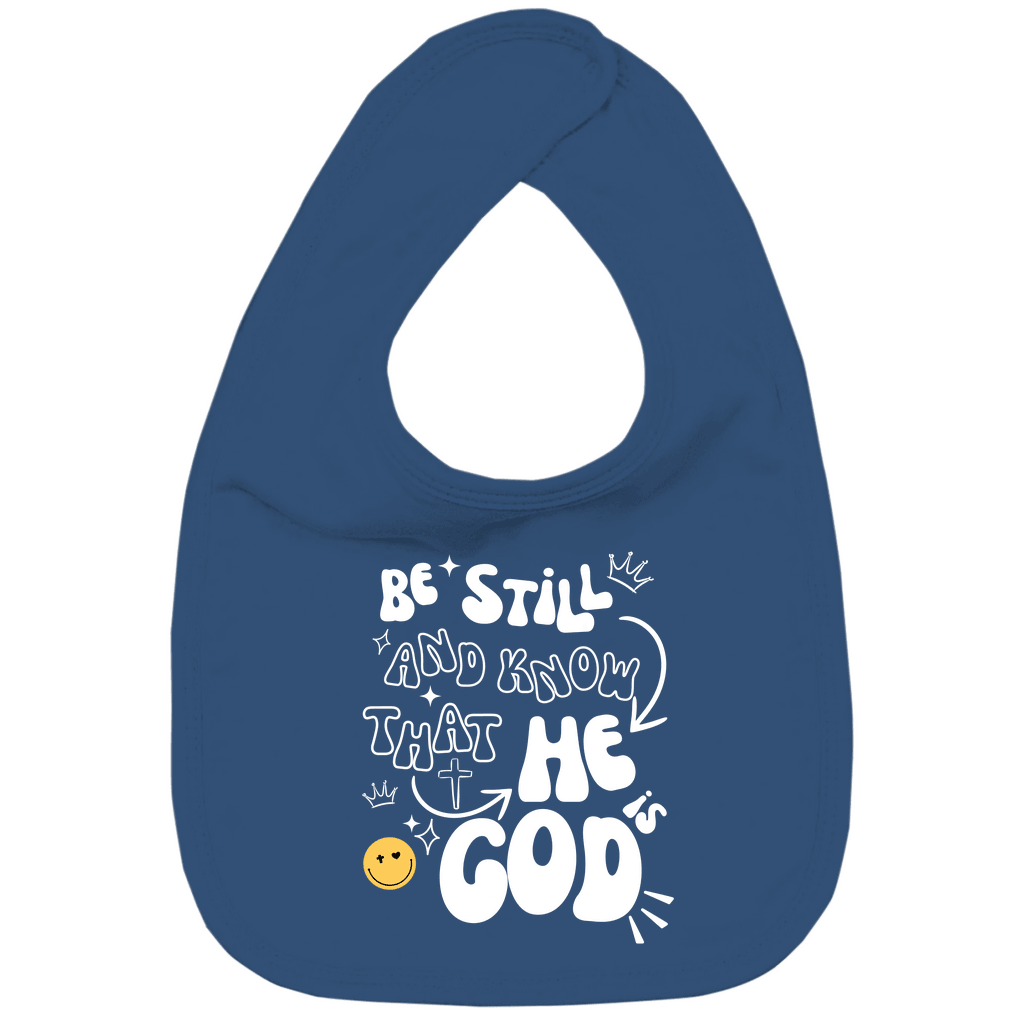 Kinder Bio Lätzchen "He is God" - by-grace.store