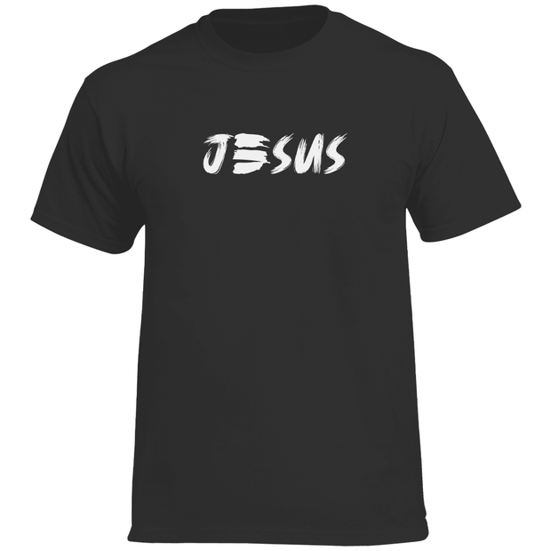 Herren Heavy Cotton T-Shirt "JESUS" - by-grace.store