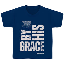 Kinder T-Shirt „Grace“ – Christliches Basic Shirt für Jungen & Mädchen | byGraceStore