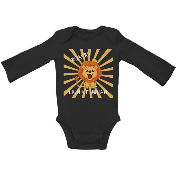 Baby Bio Bodysuite Langarm "Roar" - by-grace.store