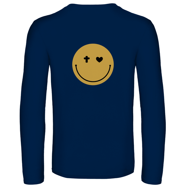 Unisex Langarmshirt "Smiley" - by-grace.store