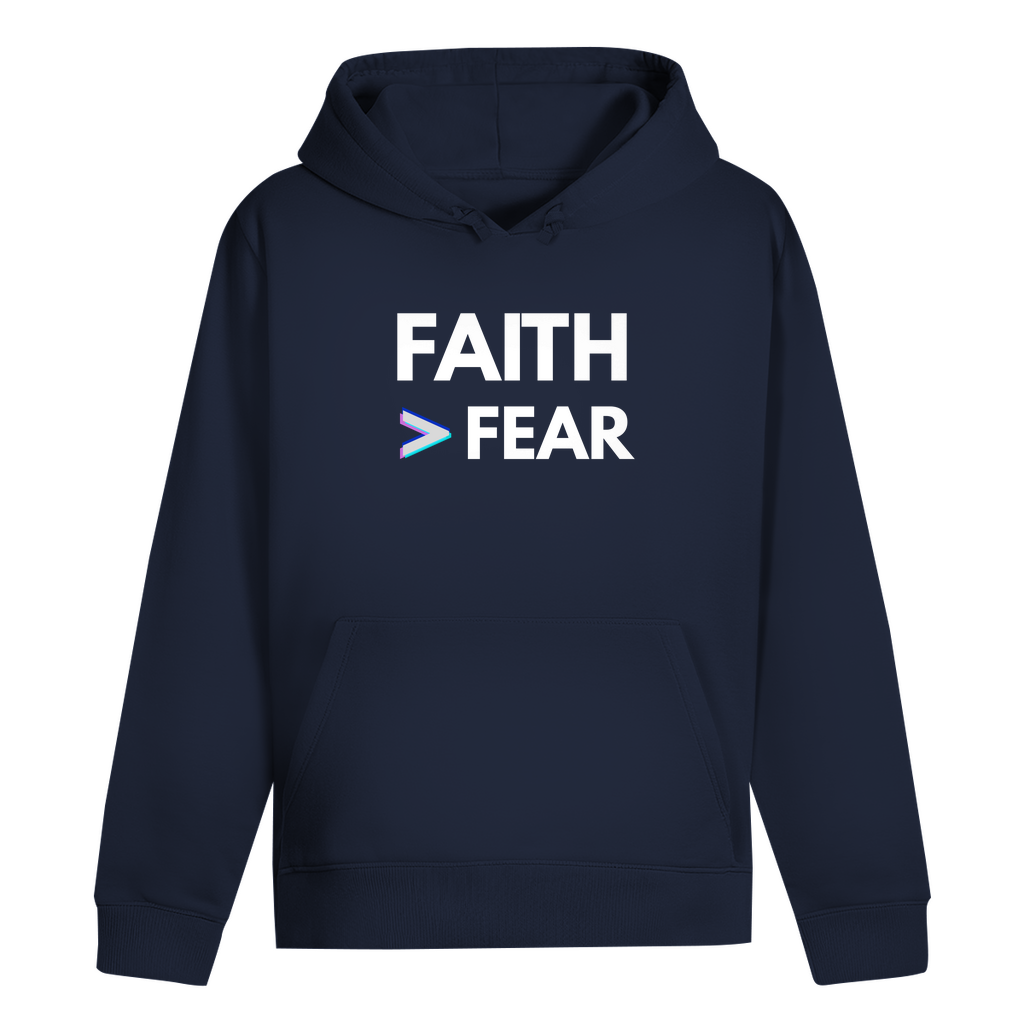 Faith > Fear Hoodie christlich – by-grace.store