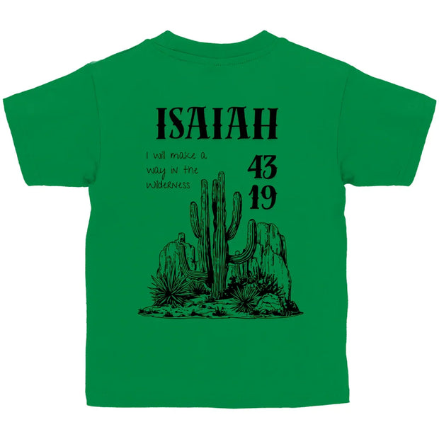 Kinder T-Shirt „Isaiah 43:19“ – Christliches Bibelvers Shirt aus Bio-Baumwolle | byGraceStore