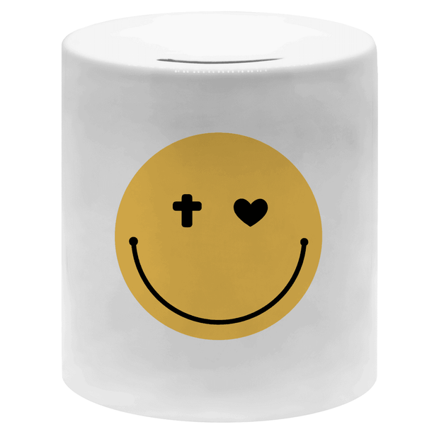 Spardose "Smiley" - by-grace.store