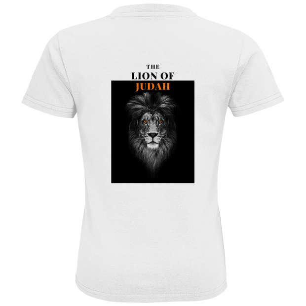 Kids Premium Bio T-Shirt "Lion of Judah" - by-grace.store