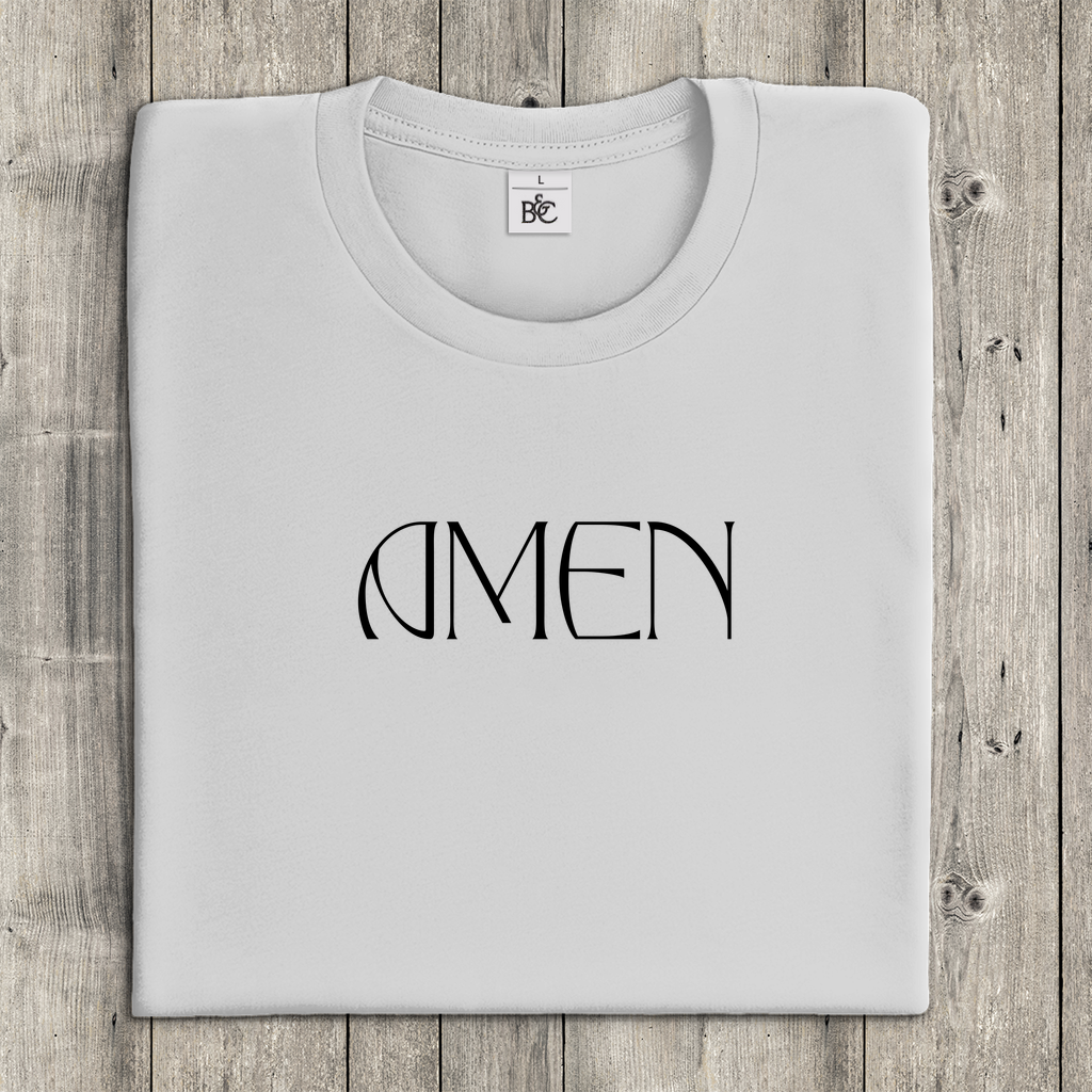 Christliches Damen T-Shirt »Amen« – Glaubens-Statement | by-grace.store