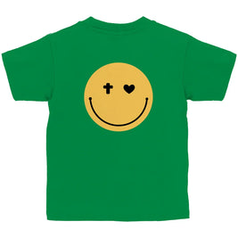 Kinder T-Shirt „Smiley“ – Christliches Motivshirt für Jungen & Mädchen | byGraceStore