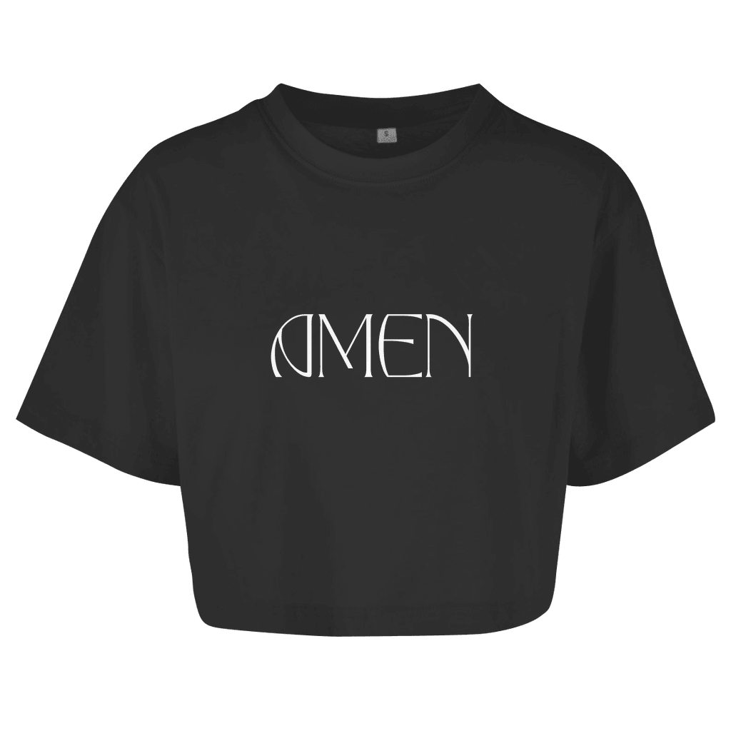 Damen Oversize Crop Top 