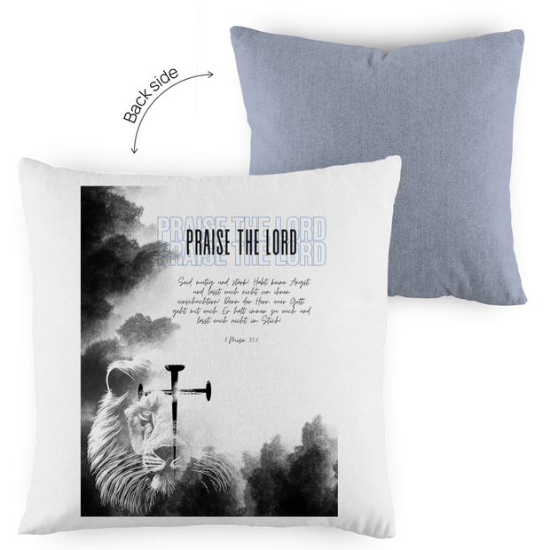 Kopfkissen zweifarbig "Lion" - by-grace.store