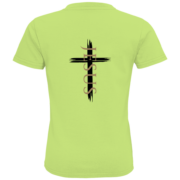 Kids Premium Bio T-Shirt "Jesus Kreuz" - by-grace.store
