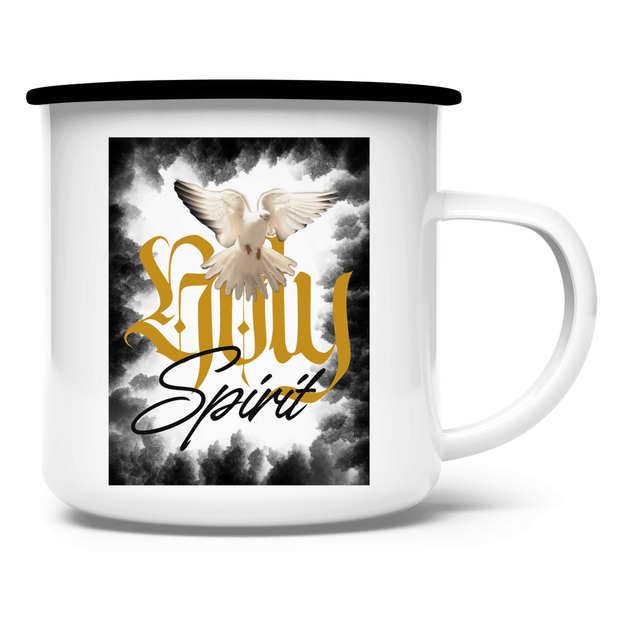 Emaille Tasse "Holy Spirit" - by-grace.store