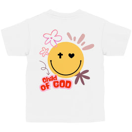 Kinder T-Shirt „Child of God“ – Christliches Basic Shirt für Jungen & Mädchen | byGraceStore