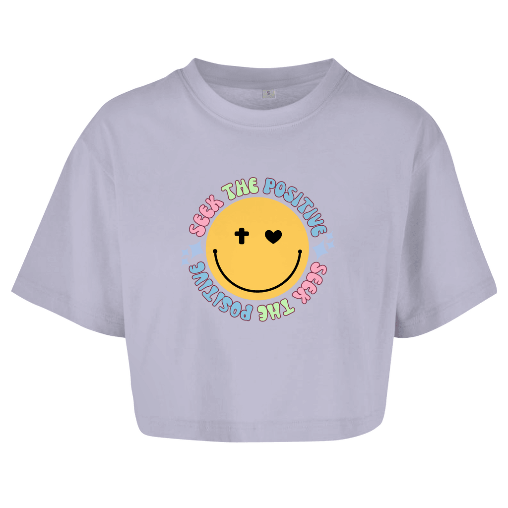 Damen Oversize Crop Top 