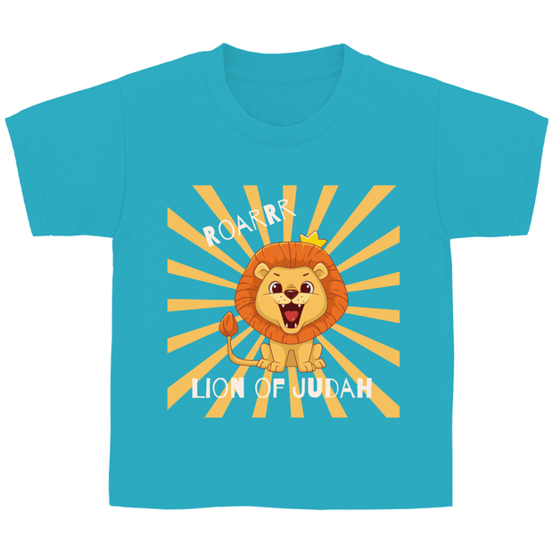Kinder Basic T-Shirt "Roar" - by-grace.store