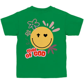 Kinder T-Shirt „Child of God“ – Christliches Basic Shirt für Jungen & Mädchen | byGraceStore