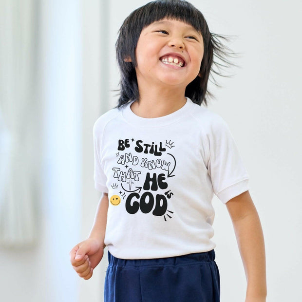 Kids Premium Bio T-Shirt "He is God" - by-grace.store