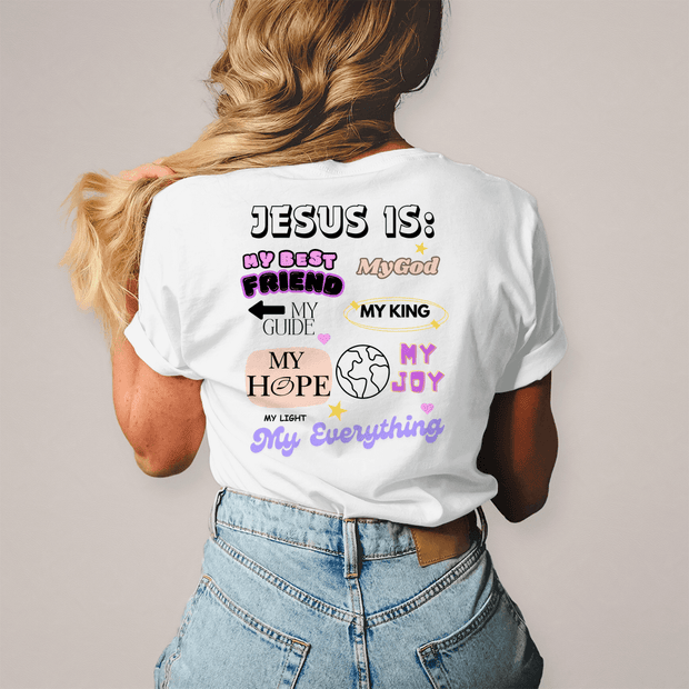 Damen T-Shirt "Jesus is" - by-grace.store