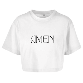 Damen Oversize Crop Top 