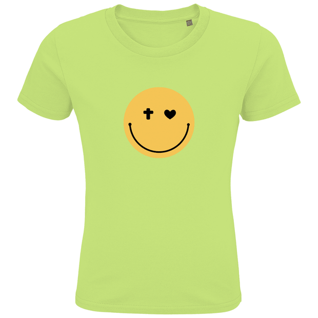 Kids Premium Bio T-Shirt "Smiley" - by-grace.store