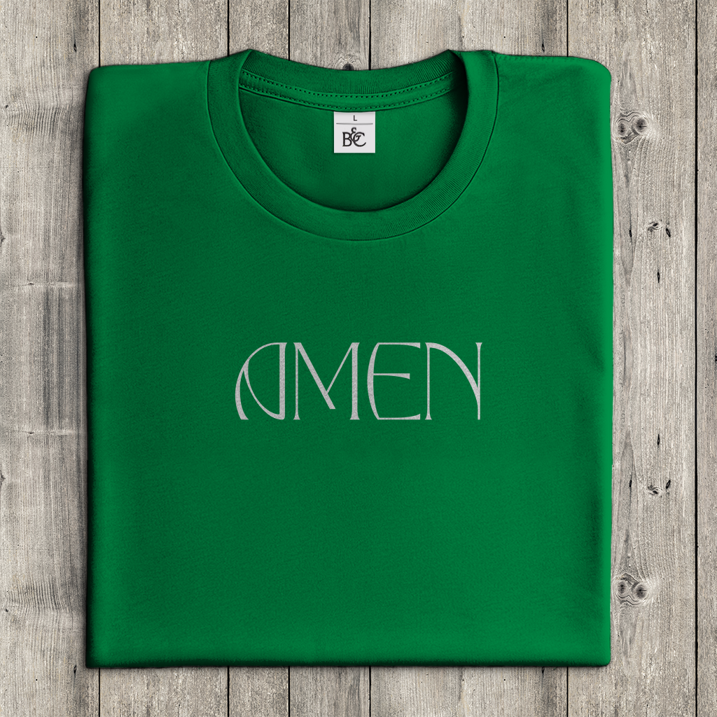 Christliches Damen T-Shirt »Amen« – Glaubens-Statement | by-grace.store