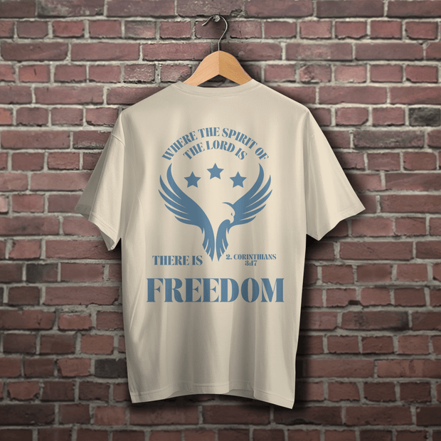 Oversize T-Shirt "Freedom" - by-grace.store