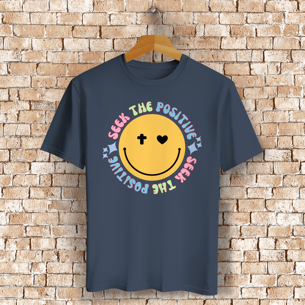 Unisex T-Shirt "Seek the Positive" - by-grace.store
