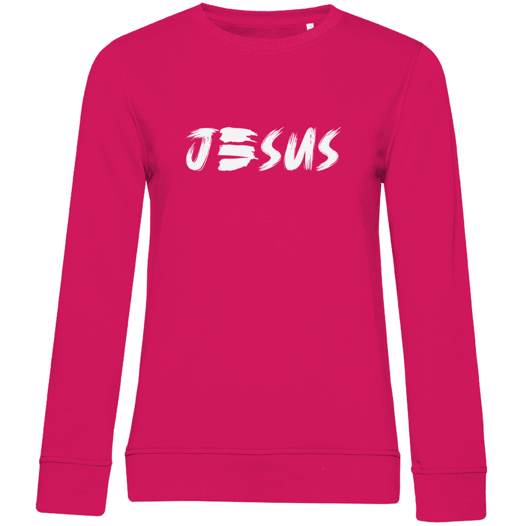 Damen Premium Bio Sweatshirt "JESUS" - by-grace.store