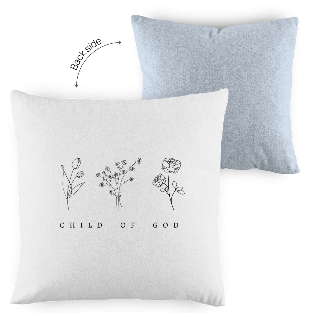 Kopfkissen zweifarbig "Child of God" - by-grace.store