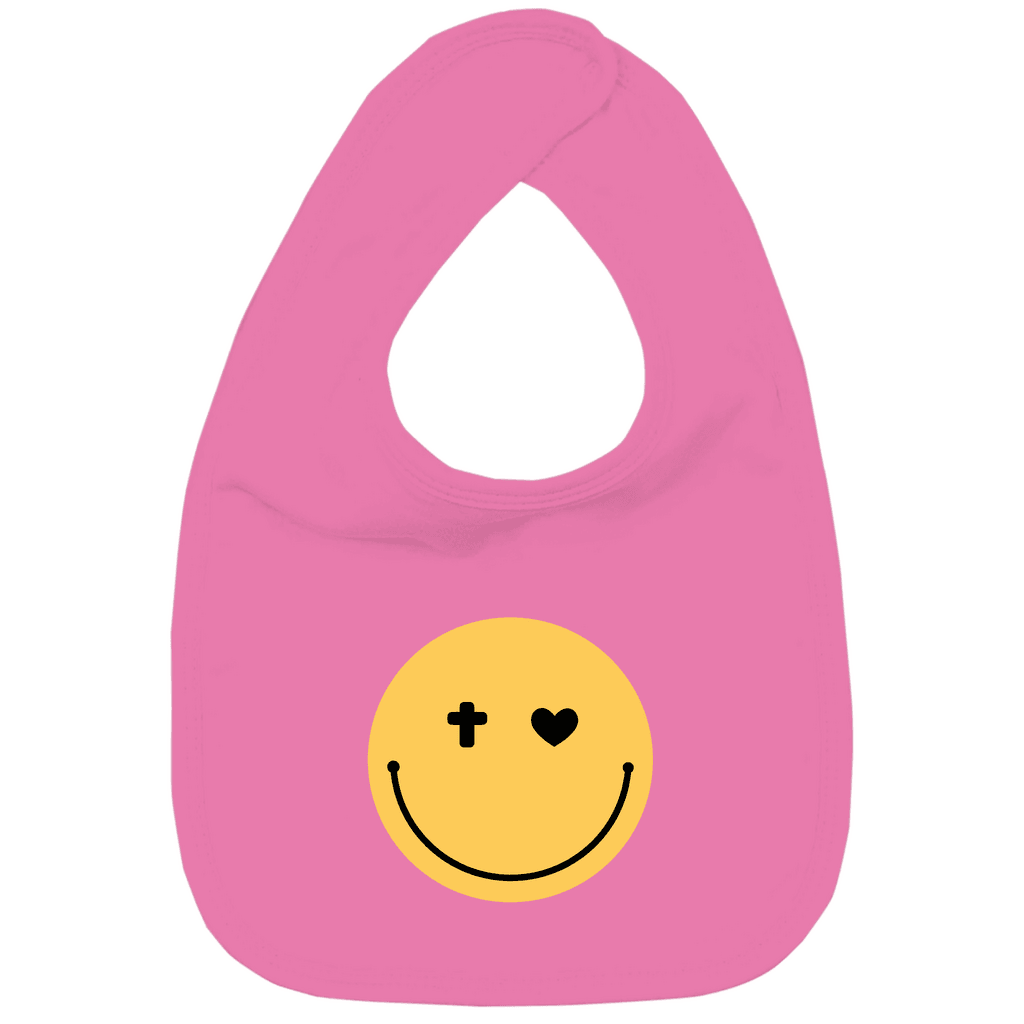 Kinder Bio Lätzchen "Smiley" - by-grace.store