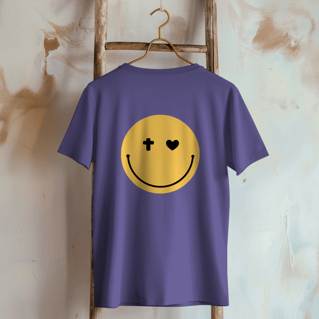 Damen T-Shirt "Smiley" - by-grace.store