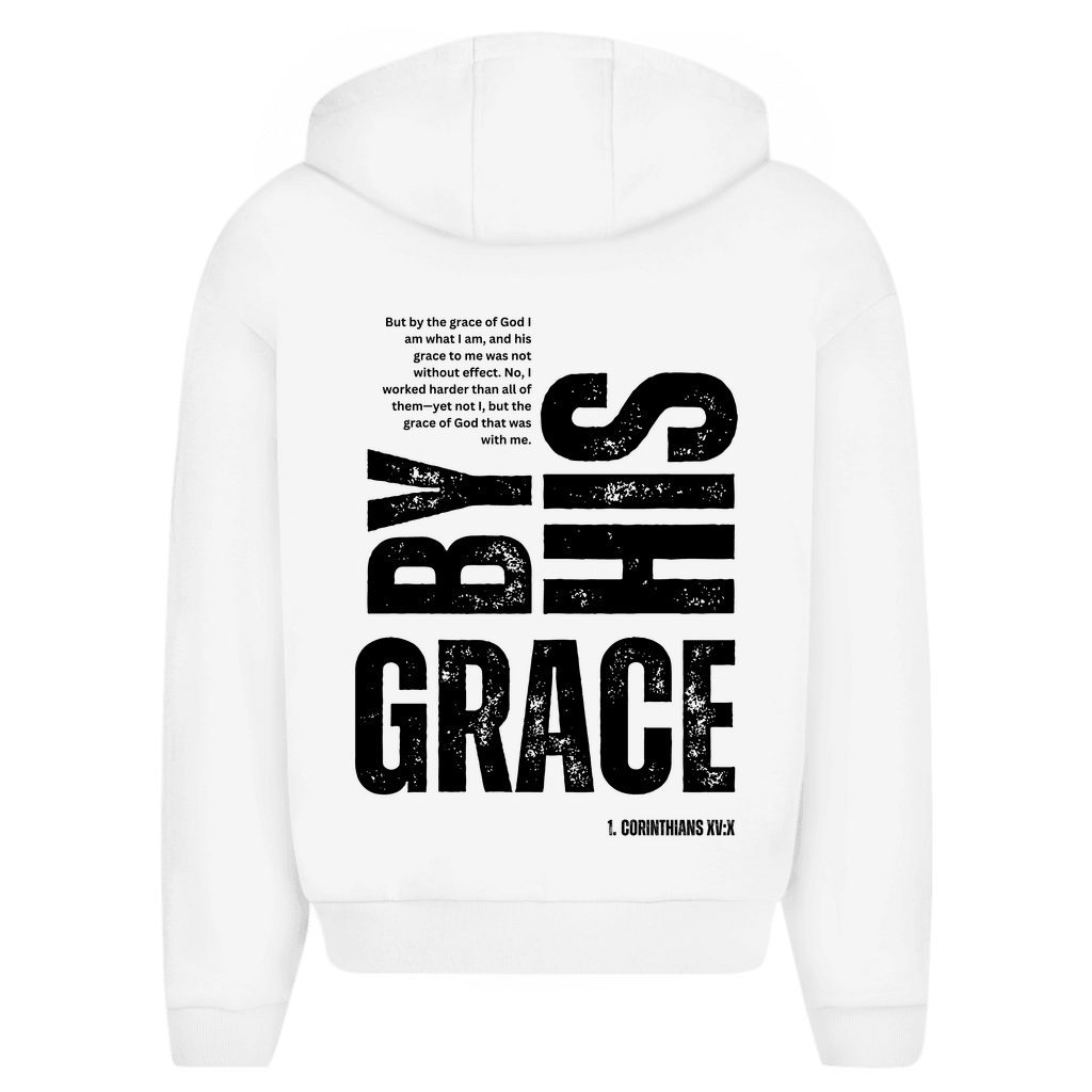 Herren Oversize Zipper Hoodie "Grace" - by-grace.store