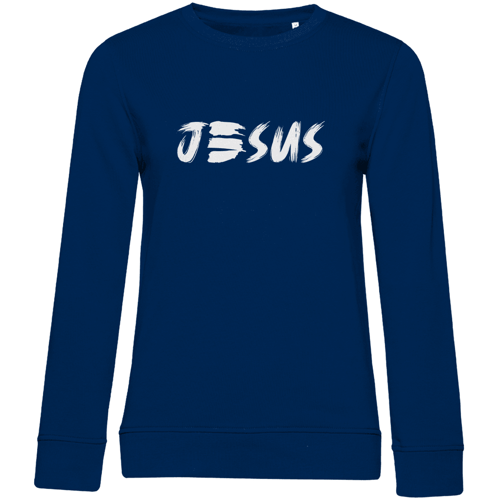 Damen Premium Bio Sweatshirt "JESUS" - by-grace.store