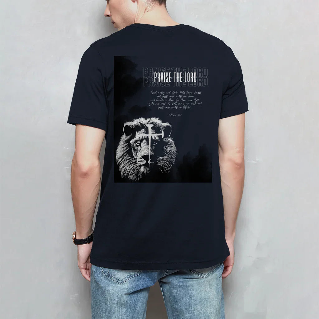 Herren T-Shirt Kreuz - by-grace.store