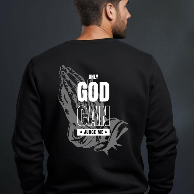 Herren Premium Bio Sweatshirt "Judge me" - by-grace.store