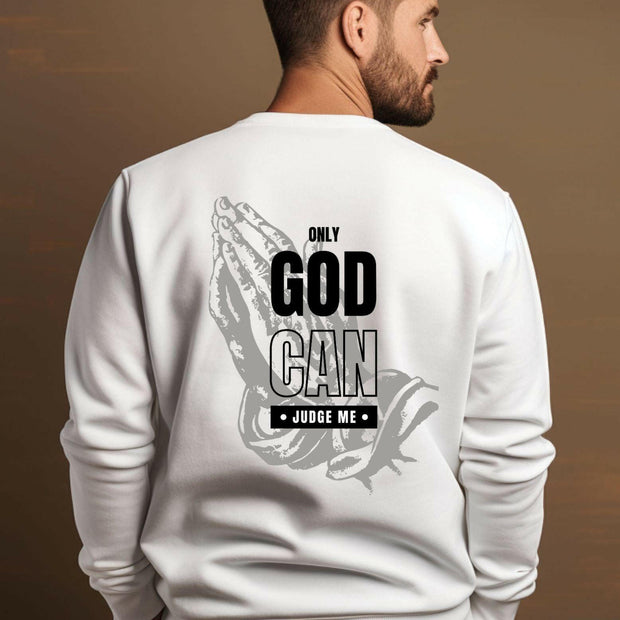 Herren Premium Bio Sweatshirt "Judge me" - by-grace.store