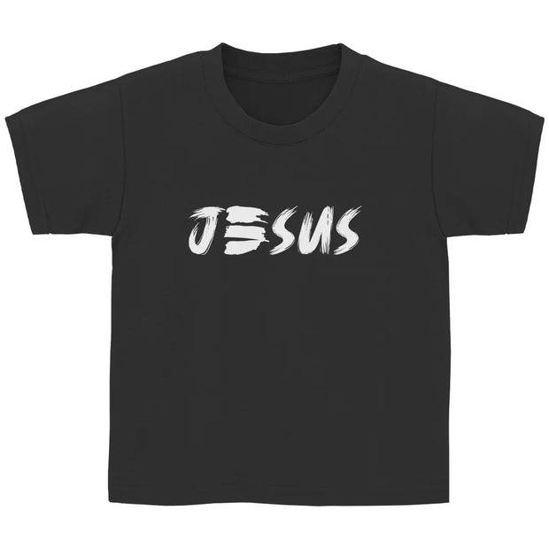 Kinder T-Shirt „JESUS“ – Christliches Statement Shirt für Jungen & Mädchen | byGraceStore