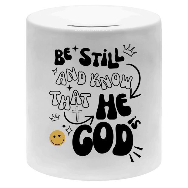 Money box "He is God" - by-grace.store