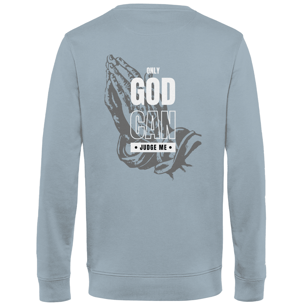 Herren Premium Bio Sweatshirt "Judge me" - by-grace.store