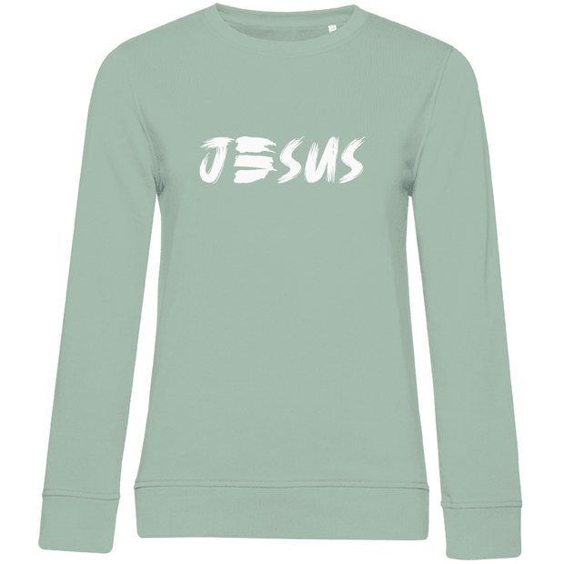 Damen Premium Bio Sweatshirt "JESUS" - by-grace.store