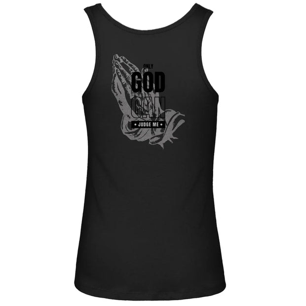 Damen Premium Organic Tank Top "Judge me" - by-grace.store