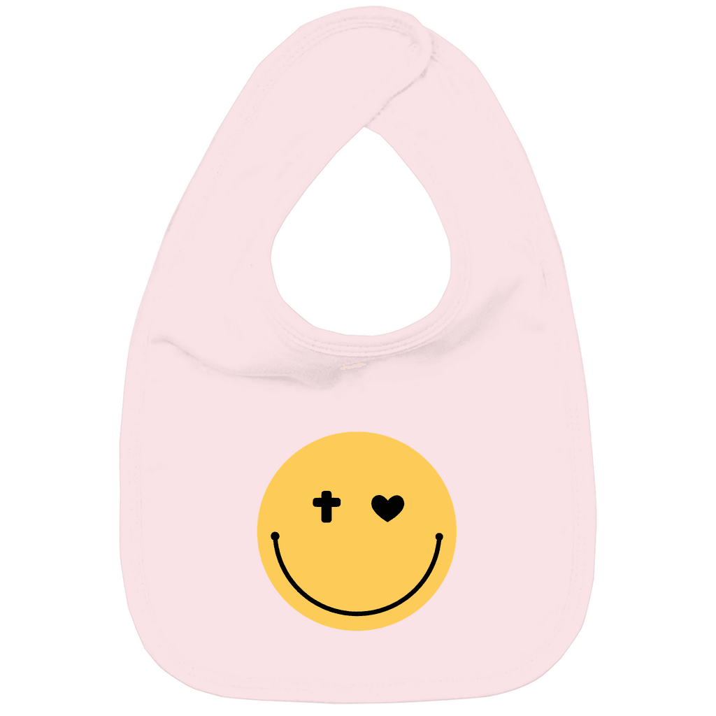 Kinder Bio Lätzchen "Smiley" - by-grace.store
