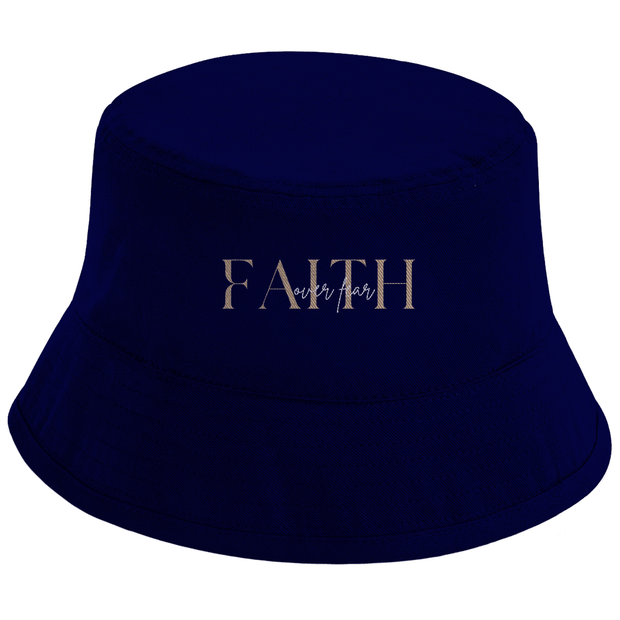 Bucket Hat "Faith over Fear" - by-grace.store
