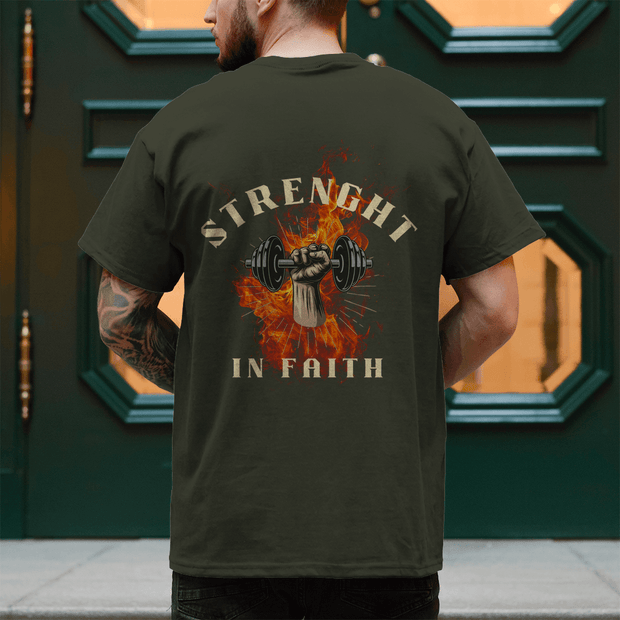 Herren T-Shirt "Strenght" - by-grace.store