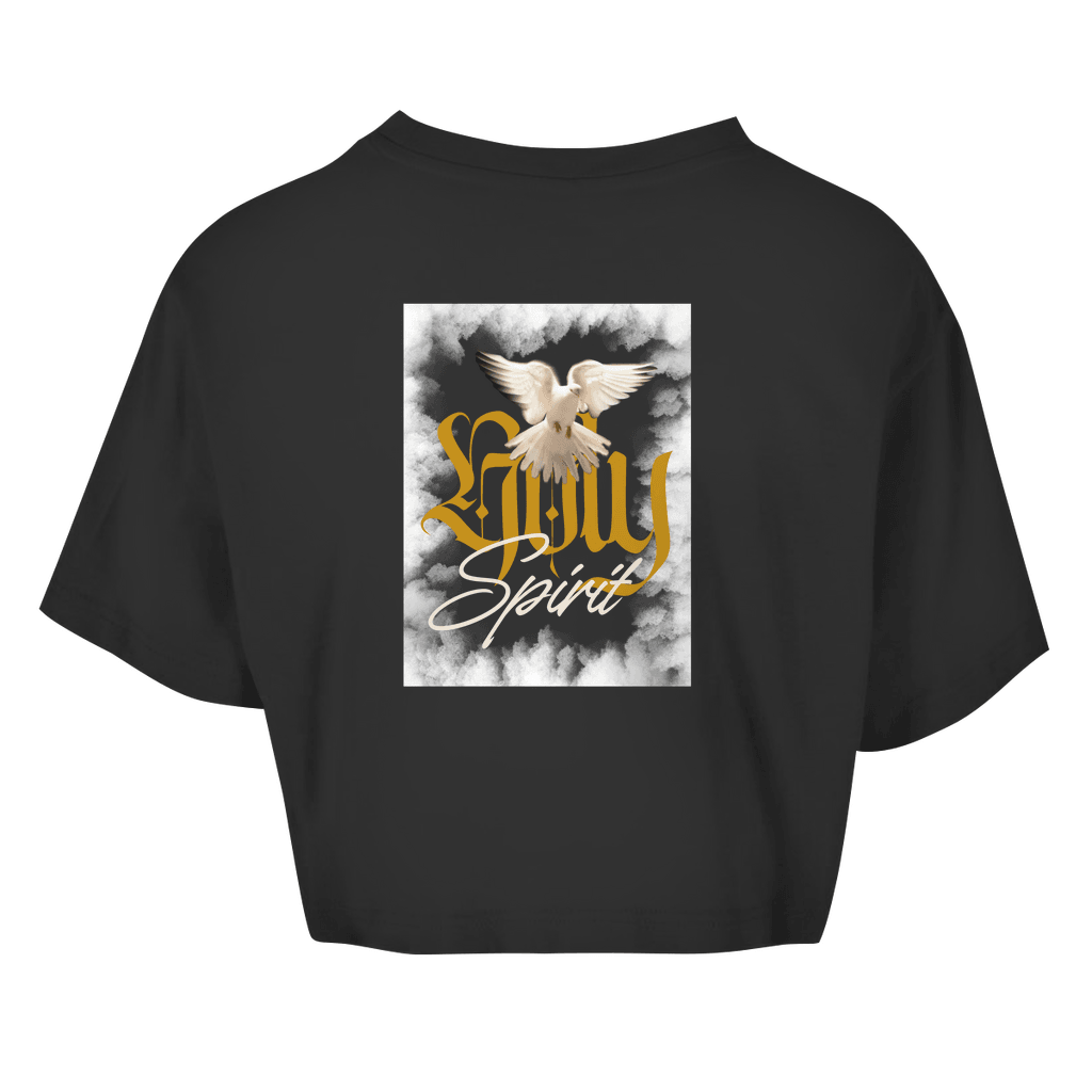 Damen Oversize Crop Top "Holy Spirit" - by-grace.store