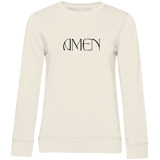Damen Premium Bio Sweatshirt "Amen" - by-grace.store