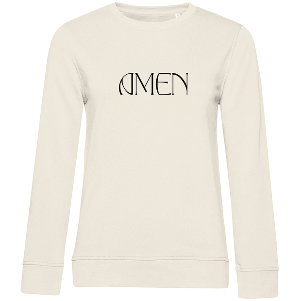Damen Premium Bio Sweatshirt "Amen" - by-grace.store